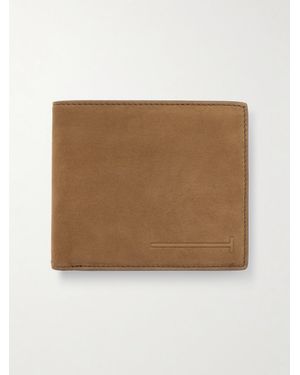 Tom Ford Nubuck Billfold Wallet - Natural