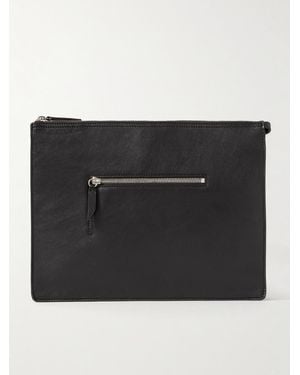 Metier Full-grain Leather Document Holder - Black