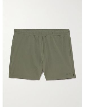 NN07 Holiday 10039 Straight-Leg Short-Length Recycled-Shell Swim Shorts - Green