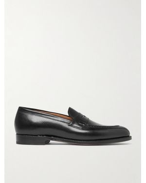 Grenson Lloyd Leather Penny Loafers - Black