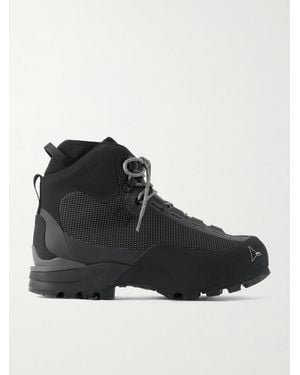 ROA Hida Rubber-Trimmed Cordura Hiking Boots - Black