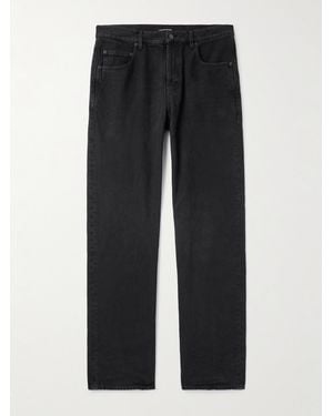 Saint Laurent Straight-Leg Jeans - Black