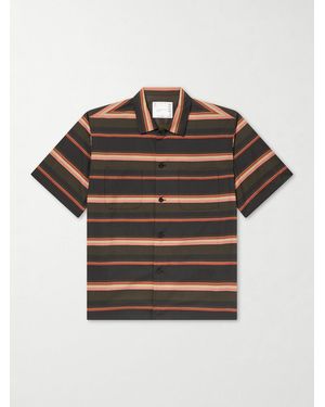 Sacai Striped Satin Shirt - Multicolour