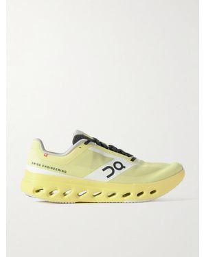 On Shoes Cloudsurfer Next Z5 Rubber-Trimmed Recycled-Mesh Trainers - Metallic