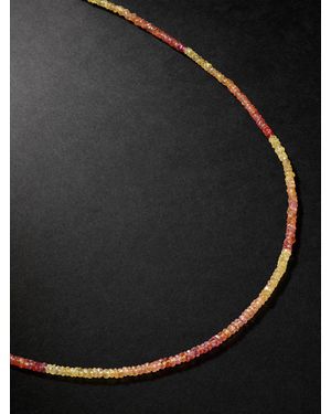 JIA JIA Beaded Sapphire Necklace - Black