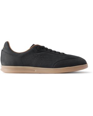 Paul Smith Bailey Logo-Embossed Nubuck Sneakers - Black