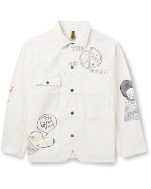 Kapital Cactus Beer Printed Cotton-Twill Jacket - White