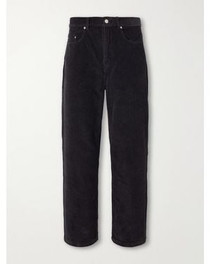 mfpen Straight-Leg Cotton-Corduroy Pants - Blue