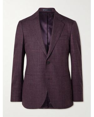 MR P. Slim-fit Virgin Wool - Purple
