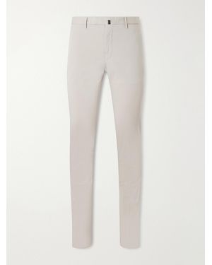 Slowear Incotex Slim-Fit Batavia Stretch-Cotton Trousers - White
