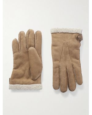 Loro Piana Gabriel Shearling Gloves - Natural