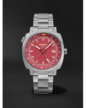 BAMFORD LONDON Gmt Automatic Stainless Steel Watch - Black