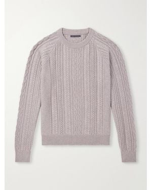 Begg x Co Maytime Cable-Knit Cashmere-Blend Jumper - Natural