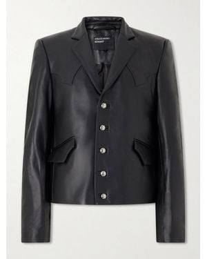 Enfants Riches Deprimes Western Perfect Leather Blazer - Black