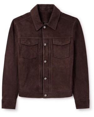 MR P. Suede Jacket - Brown