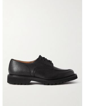 Tricker's Kilsby Full-grain Leather Derby Shoes - Black