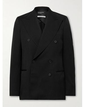 Enfants Riches Deprimes Ralphy Double-Breasted Virgin Wool-Twill Blazer - Black