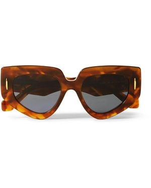 Loewe Cat-Eye Acetate Sunglasses - Brown