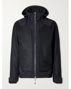 Sease Trace 2.0 Virgin Wool And Cashmere-Blend Twill Hooded Ski Jacket - Black
