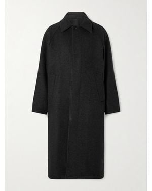 mfpen Installation Oversized Recycled-Wool Coat - Black