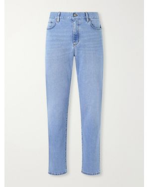 ZEGNA Roccia Slim-Fit Straight-Leg Jeans - Blue