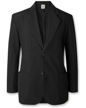 SSAM Cotton And Silk-blend Blazer - Black