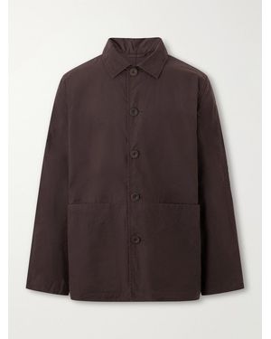 Casey Casey Hugo Waxed Cotton Jacket - Brown