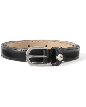 mfpen Purpose 2cm Embellished Glossed-leather Belt - Black