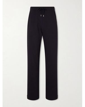 Dries Van Noten Hamer Straight-Leg Cotton-Jersey Joggers - Blue
