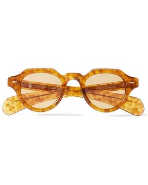 Jacques Marie Mage Kellerman Round-frame Tortoiseshell Acetate Sunglasses - Orange