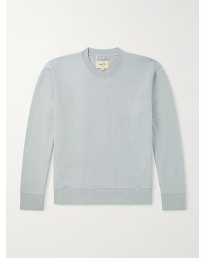 Folk Anniversary Organic Cotton-Jersey Sweatshirt - Grey