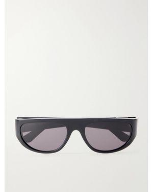TOTEME D-Frame Acetate Sunglasses - Grey