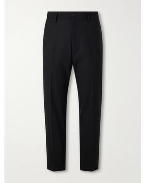 NN07 Brendan 10037 Straight-Leg Woven Trousers - Black
