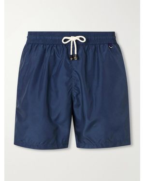 Rubinacci Straight-leg Swim Shorts - Blue
