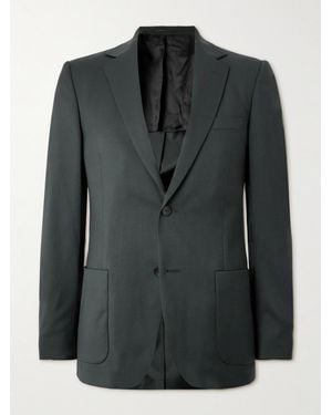 MR P. Slim-Fit Wool-Twill Suit Jacket - Black