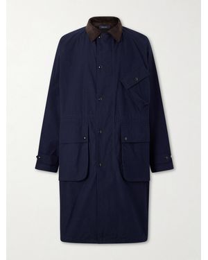 Drake's Ripstop Cotton Jacket - Blue