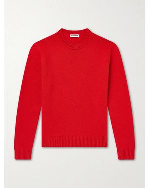 Jil Sander Wool Sweater - Rot