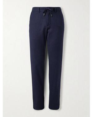 Canali Pantaloni A Gamba Affusolata - Blu