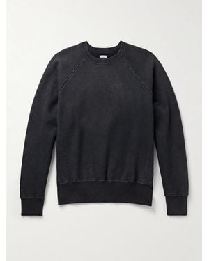 A.PRESSE Vintage Sweatshirt aus Baumwoll-Jersey - Blau