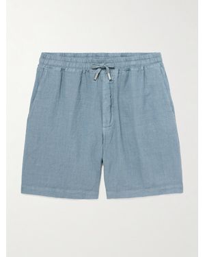 Altea Shorts A Gamba Dritta - Blu