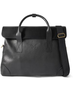 Bennett Winch Full-Grain Leather Briefcase - Black