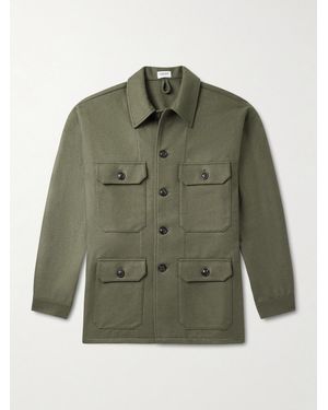 Ghiaia Wool-Flannel Jacket - Green