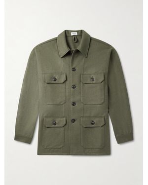 Ghiaia Wool-Flannel Jacket - Green