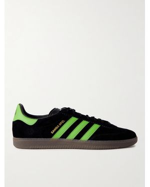 adidas Originals Samba Deco Spzl Trainers Core Black / Lucid Lime - Green