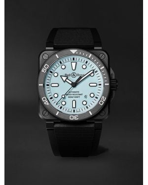 Bell & Ross Br-03 Diver Full Lum Automatic 42Mm Ceramic And Rubber Watch, Ref. No. Br03A-D-Lm-Ce/Srb - Black