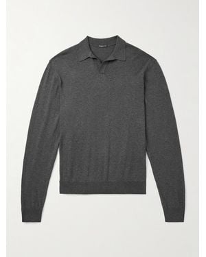 Rubinacci Cotton Polo Shirt - Grey