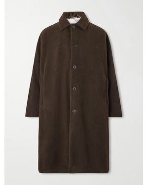 Casey Casey Big Blobby Brushed Cashmere Coat - Brown