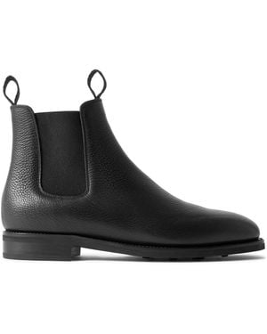 Morjas Full-grain Leather Chelsea Boots - Black