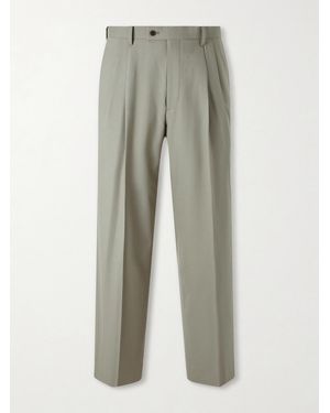 AURALEE Ultra Fine Tropical Wool Trousers - Grey