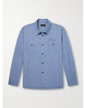 Visvim Briggs Cotton-Chambray Shirt - Blue